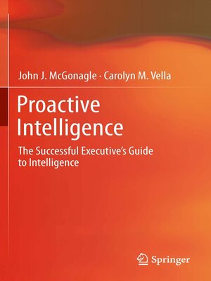 cover image of Proactive Intelligence
